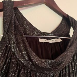 Max Studio Sparkle Halter Top